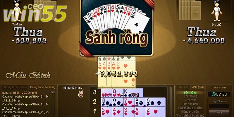 mậu binh online Win55