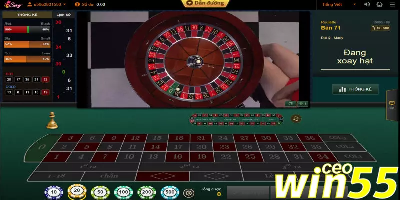 roulette Win55